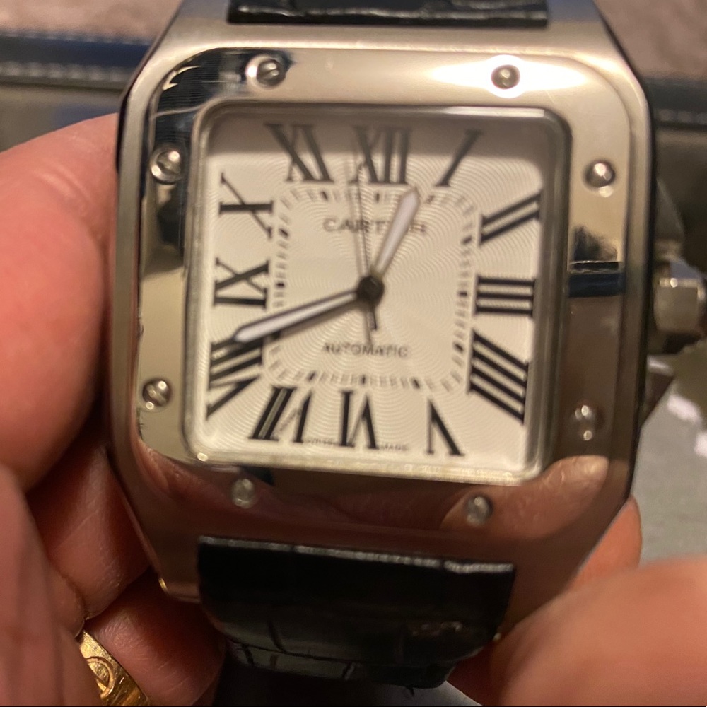 COPY - Men Cartier Santos 100 automatic watch